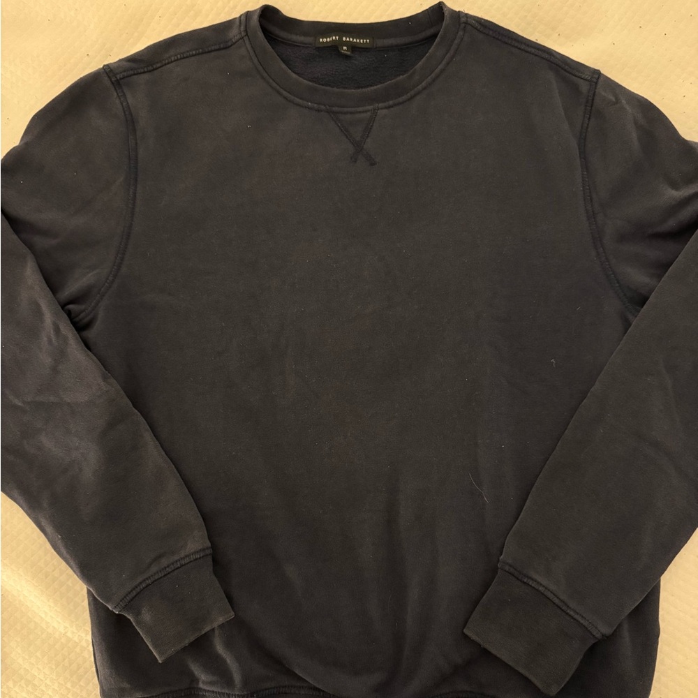 Robert Barakett Cotton Blend navy sweater
